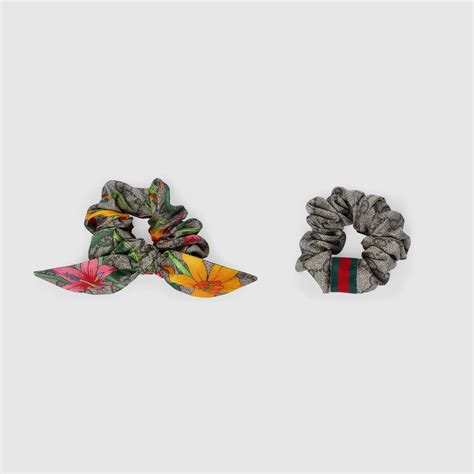 chouchou cheveux gucci|Set de 2 chouchous GG en soie en multicolore – Gucci .